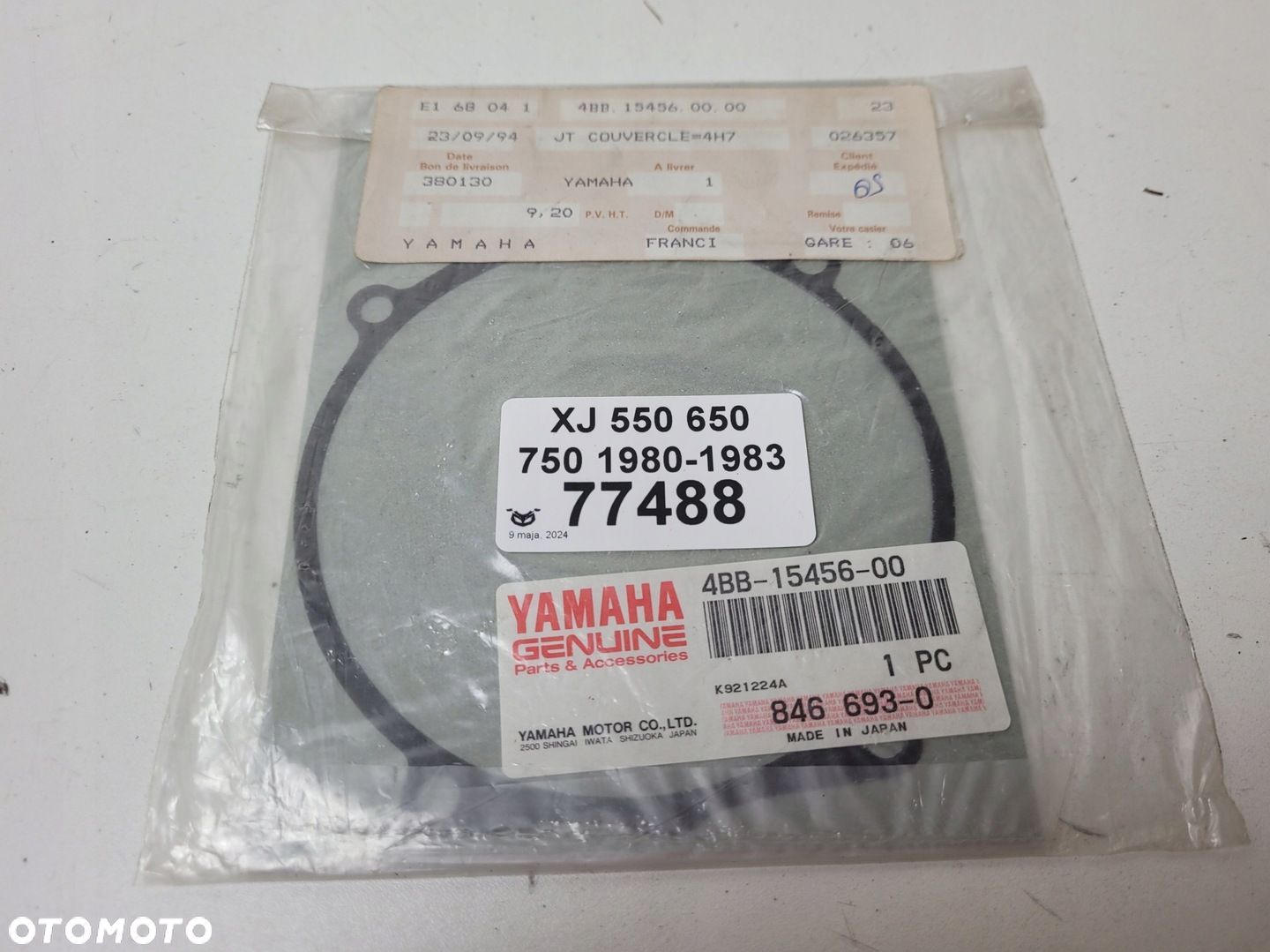 YAMAHA XJ550 650 750 1980-83 USZCZELKA POMPY OLEJU ORYGINAŁ YAMAHA - 1