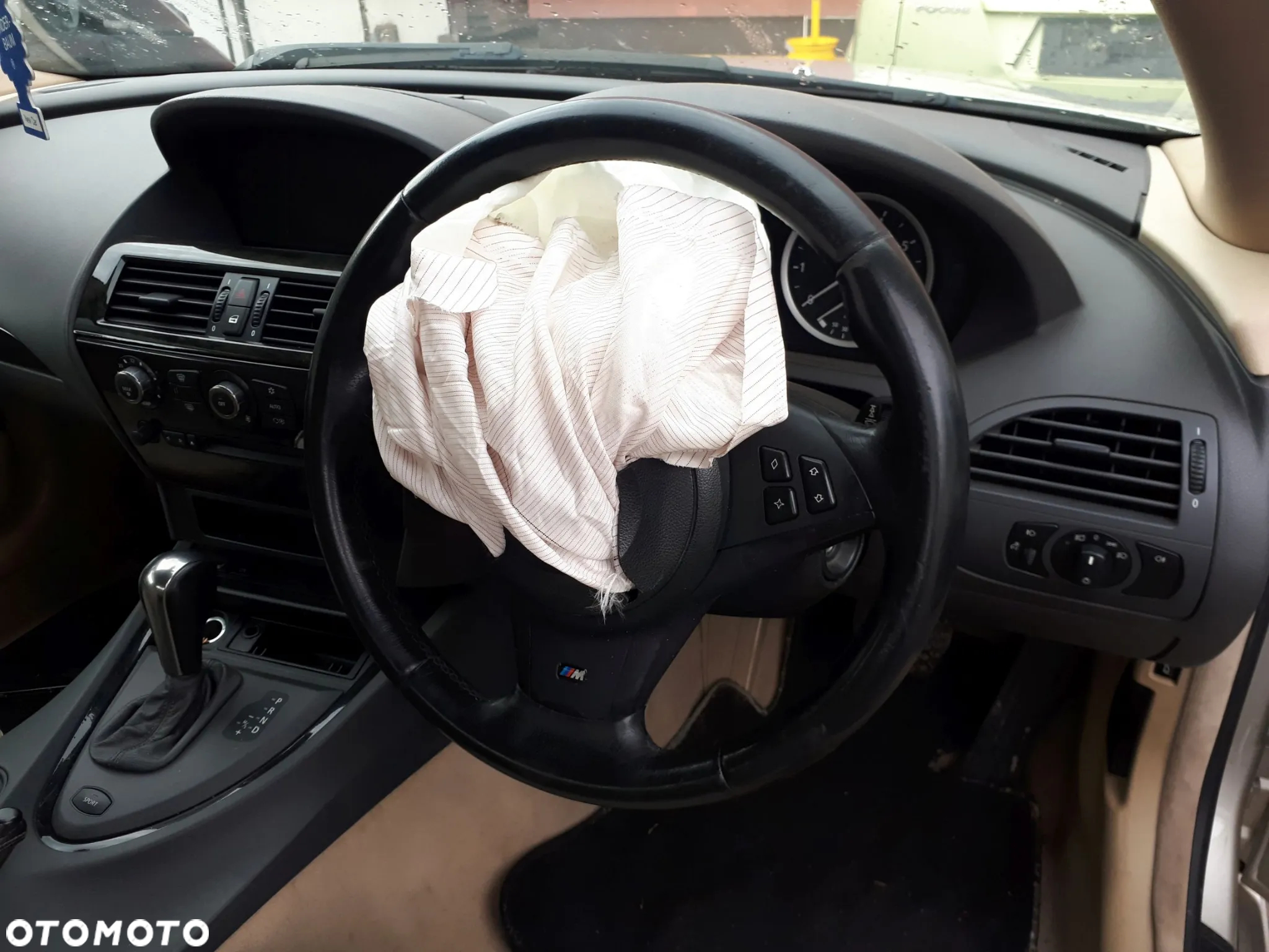 BMW E63 6 630i 03-06 ZDERZAK PRZÓD PRZEDNI PDC SPRYSKI A14/7 MINERALSILBER - 35