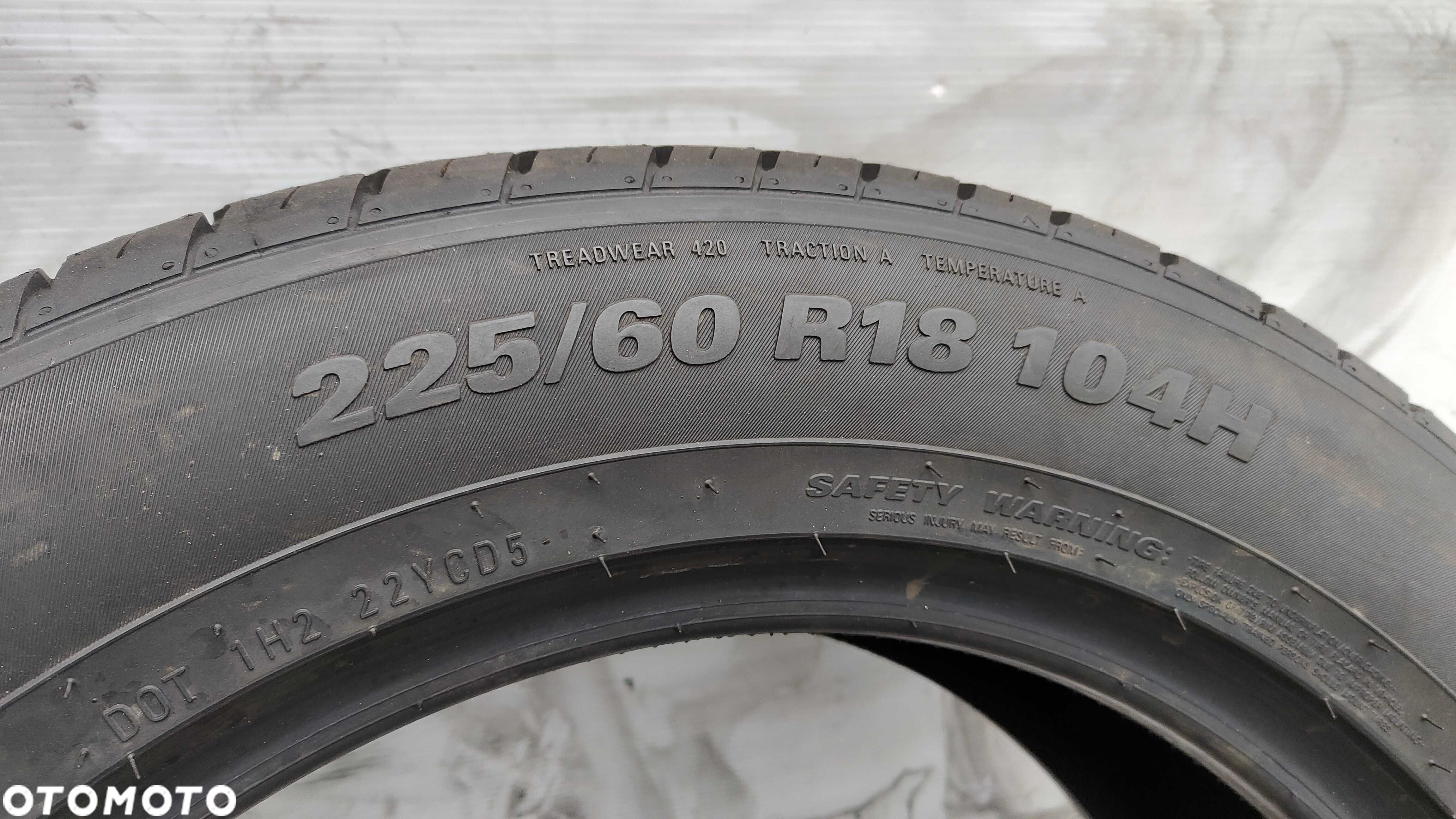 Opony Letnie 225/60/18 Kumho 4szt 2022r Demo Jak Nowe MB - 7