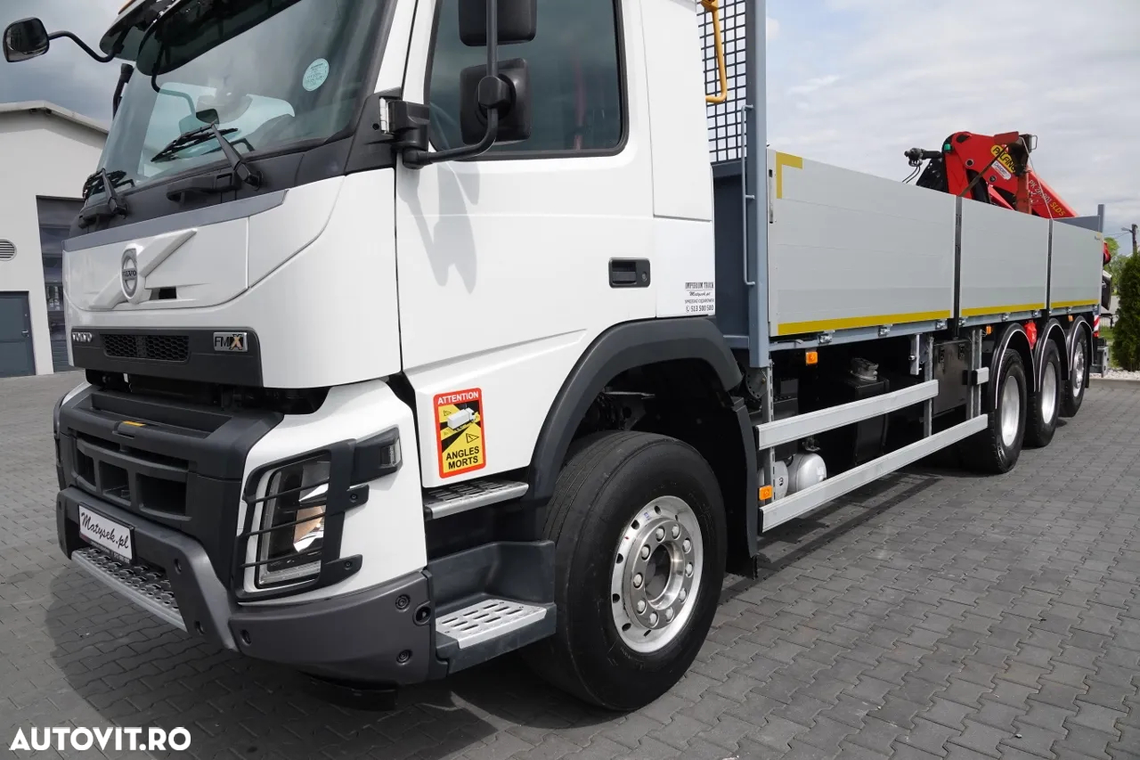 Volvo FMX 460 / 8X4 / TRIDEM /  7.75 M TRANSMISIE / HDS PALFINGER PK 24.001 / PILOT / PRELUNGIE -12.5M / AXIE LIFTATOR / EURO 6 / IMPORTAT - 11