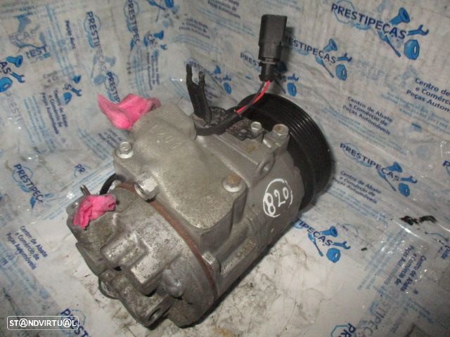 Compressor AC 6Q0820803K VW POLO 2006 1.2I 65CV 0P VW POLO 4 9N FASE 2 2006 1.2 64CV 5P CINZA DENSO - 3