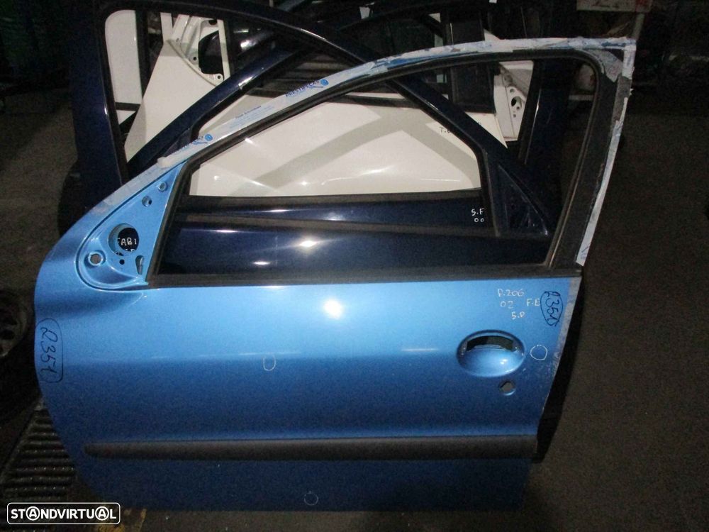 Porta POR2351 PEUGEOT 206 2002 5P AZUL CLARO FE - 1