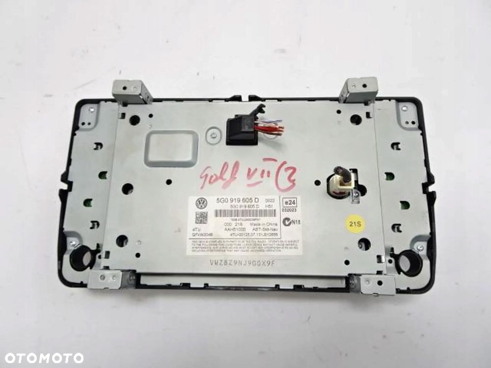 radio cd wyświetlacz volkswagen golf vii - 5