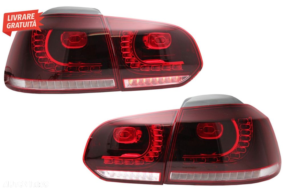 Stopuri Full LED VW Golf 6 VI (2008-2013) GTI R20 Design- livrare gratuita - 9