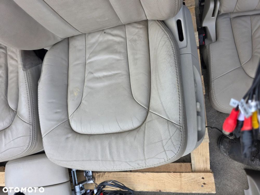 FOTEL FOTELE AUDI Q7 4L 7 OSÓB SKÓRA PODGRZEWANE MONITORY BOSE KOMPLET ! - 9