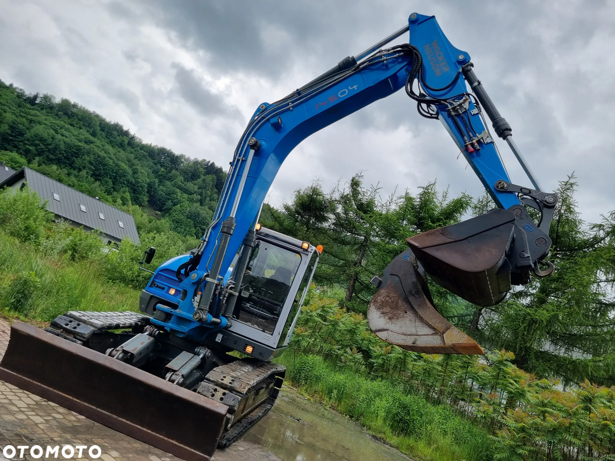 Wacker Neuson 15ton Koparka Gąsienicowa 14504 jak Nowa 2015rok 3300Mtg silnik DEUTZ 105km Oryginał DEKRA serwisy z Norwegii - 33
