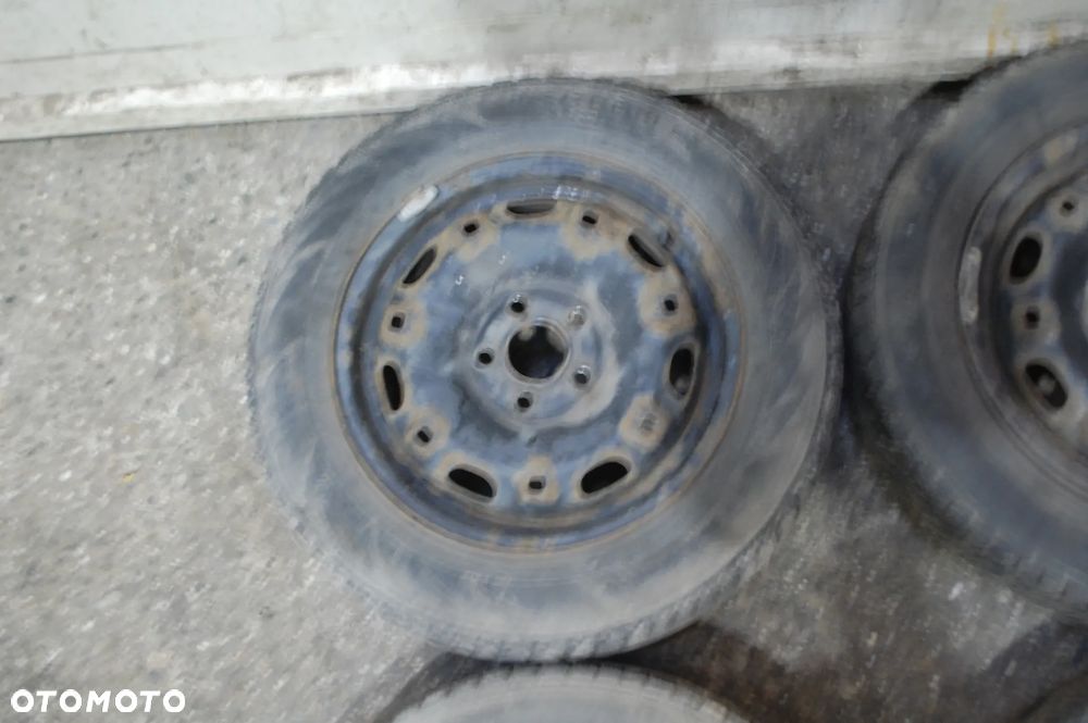 KOŁA FELGI STALOWE + OPONY ZIMOWE 6Q0601027R 5X100 ET35 5J 165/70R14 VW POLO IV SKODA AUDI SEAT - 5