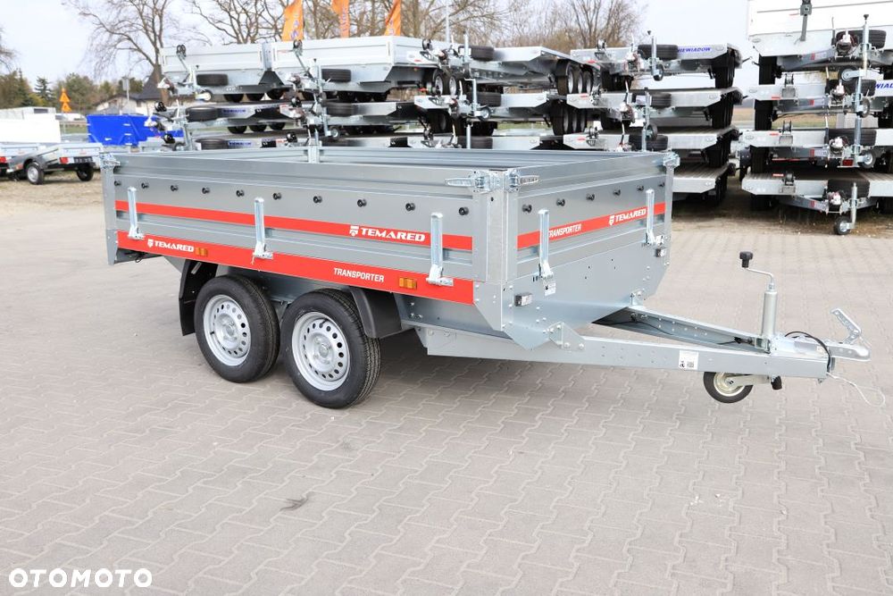 TEMARED TRANSPORTER 2515/2 0,75T 254x151x40 cm , 2 osie, dmc 750 kg - 1
