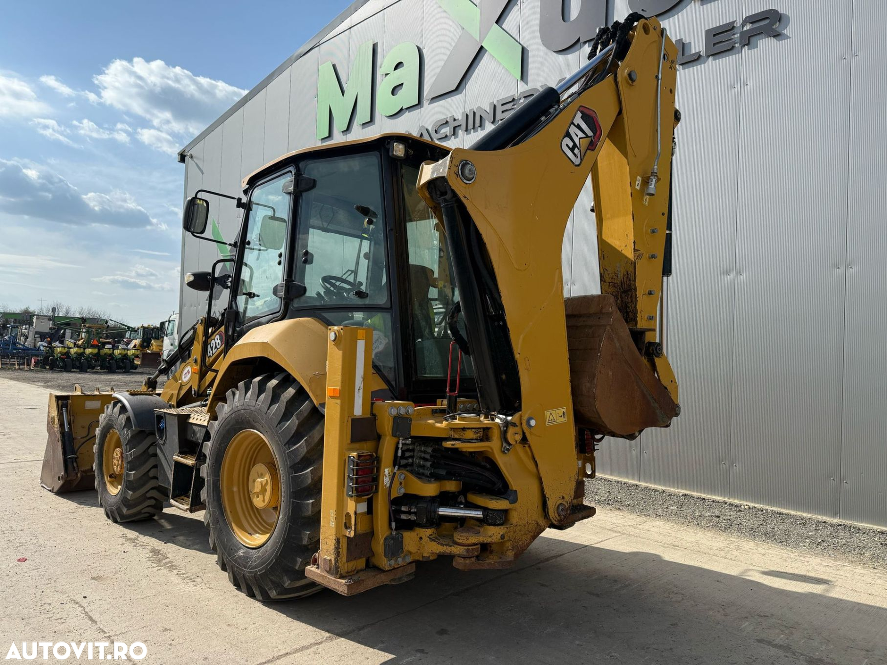Cat 428 Buldoexcavator - 4