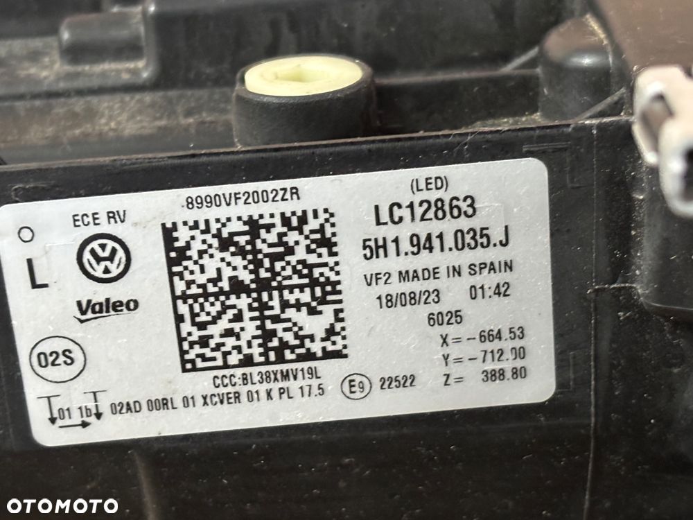 VW GOLF VIII 8  5H1941035J lampa lewa full led - 9