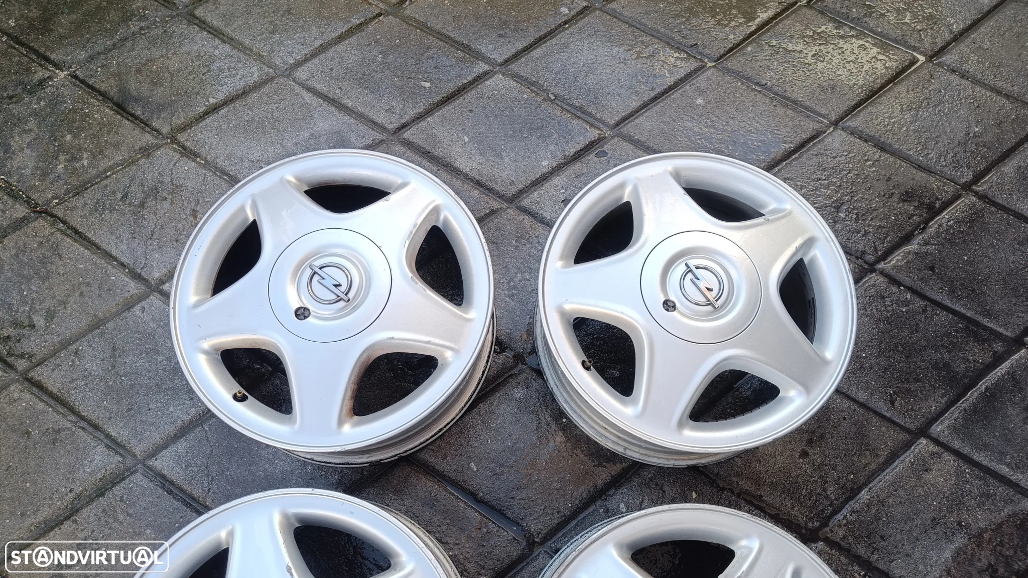 4 jantes 15 Opel furação 4x100 - 3