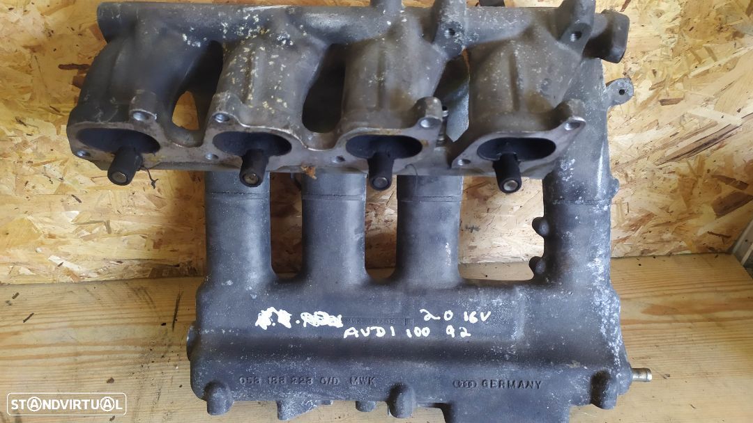 Colector / Coletor de ADMISSÃO AUDI 80 100 2.0 16V 053133223 - 1