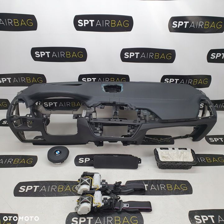 BMW X3 G01 G02 DESKA ROZDZIELCZA KONSOLA KOKPIT PULPIT PODUSZKI AIRBAG AIR BAG PASY KIT SET - 1
