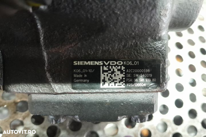 Pompa inalta presiune A2C20000598 / 9658193980 Peugeot 307 1 [2001 - - 4