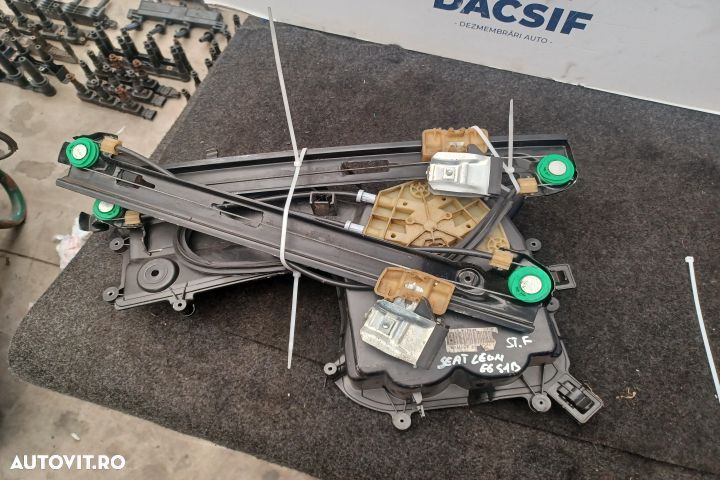 Macara geam fata stanga electrica 1T0959701AD 3C0959793 986350XXX 1T0 - 6