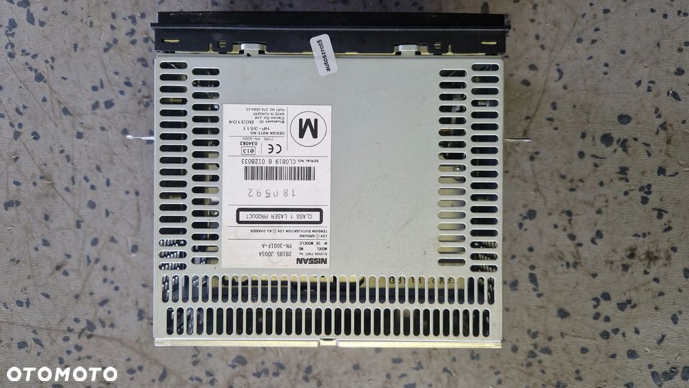 NISSAN QASHQAI RADIO FABRYCZNE 28185JD05A - 2