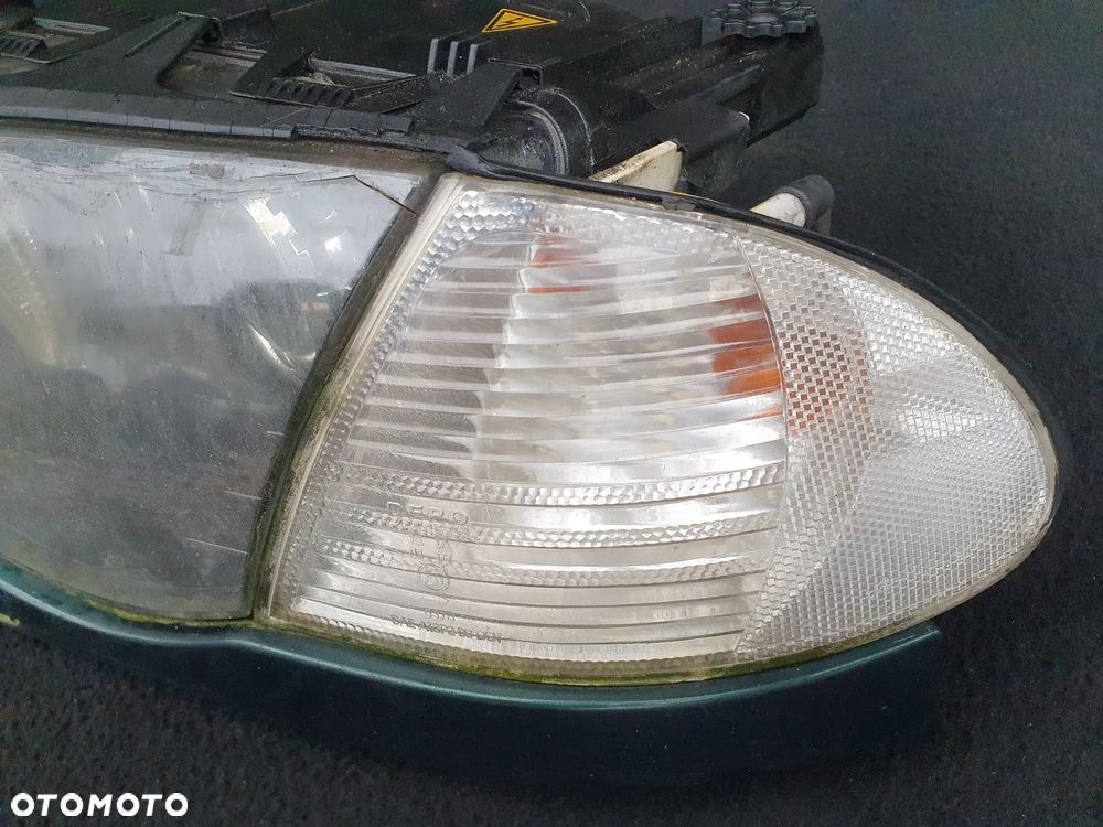 BMW E46 PRZEDLIFT REFLEKTORY LAMPY LEWA PRAWA KOMPLET EUROPA RINGI LED XENON ORYGINAŁ KOMPLETNE PRZETWORNICE KIERUNKOWSKAZY POMPKI SPRYSKIWACZY - 10