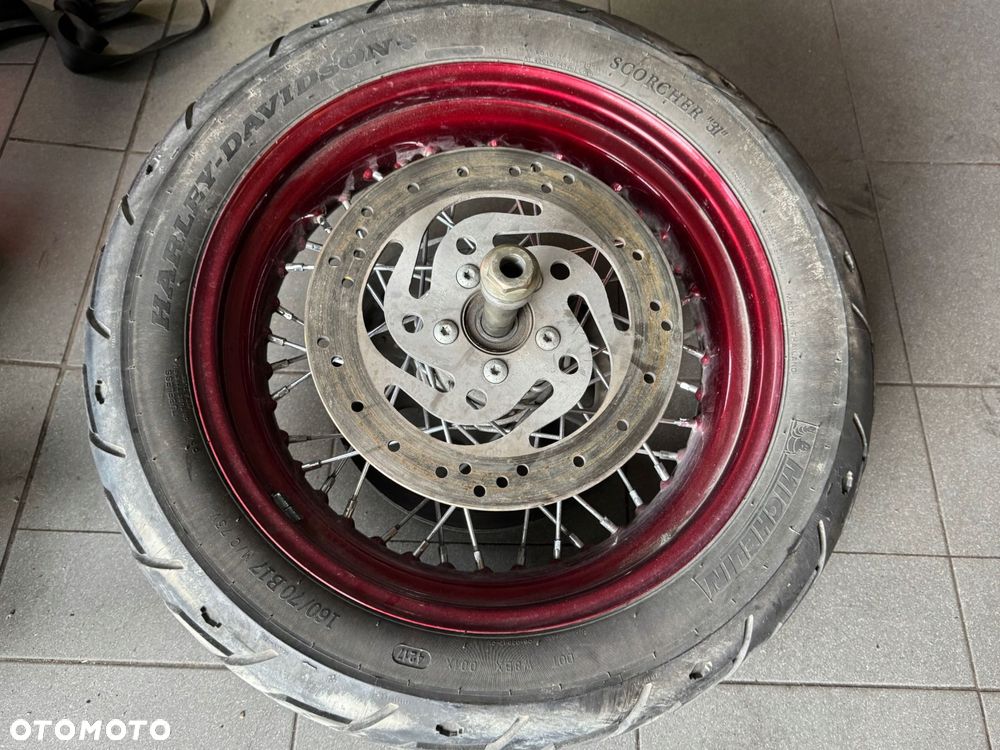 koło felga pulley pasowe komplet harley davidson 17 x 4,5 dyna street bob - 4