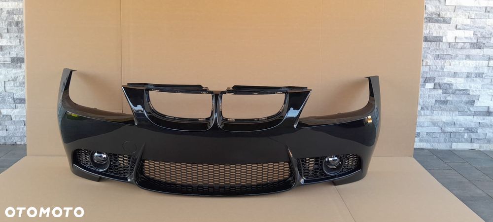 ZDERZAK BMW E90 E91 M PAKIET M3 LOOK SCHWARZ II bez PDC WYSYŁKA - 5