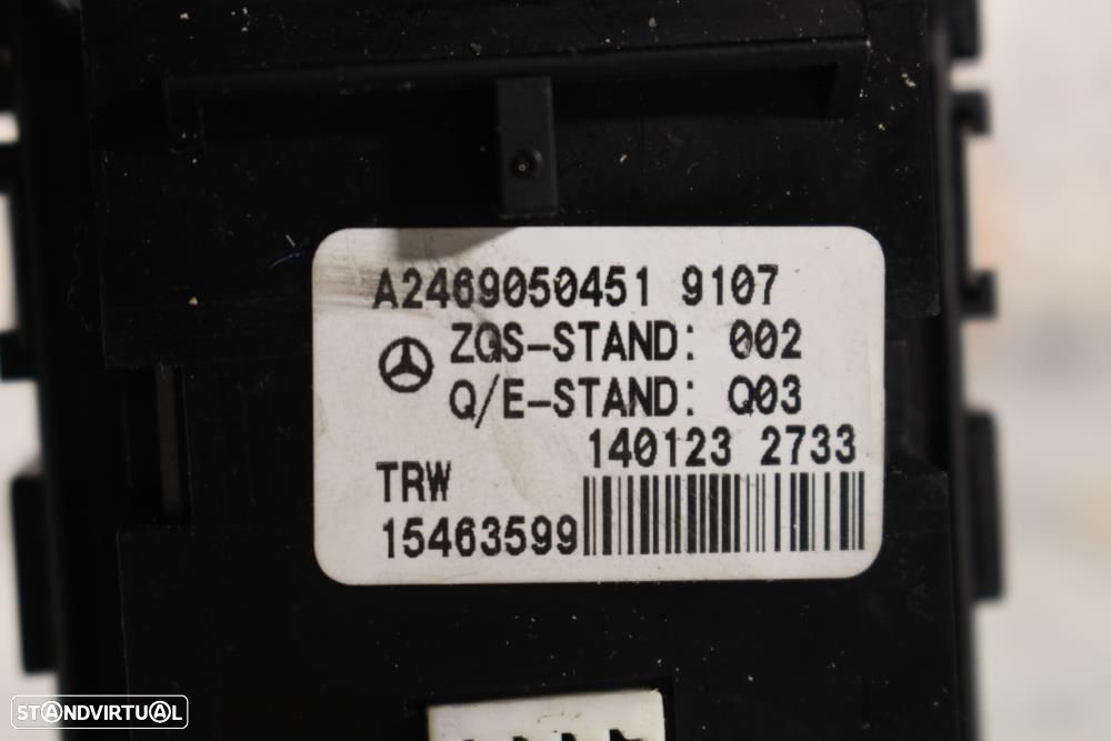 Travão De Mão Mercedes-Benz A-Class (W176)  A2469050451 / 15463599 / E - 7