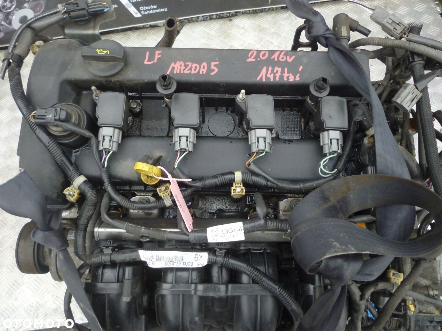SILNIK MAZDA 5 2.0 16V LF 147 TYS - 2