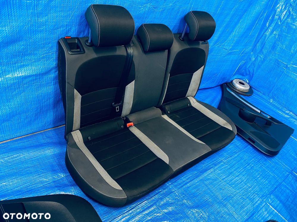 FOTEL FOTELE KANAPA BOCZKI TAPICERKA PODŁOKIETNIK TUNEL WNĘTRZE  SKODA RAPID SPACEBACK LIFT 17R KOMPLET EUROPA - 7