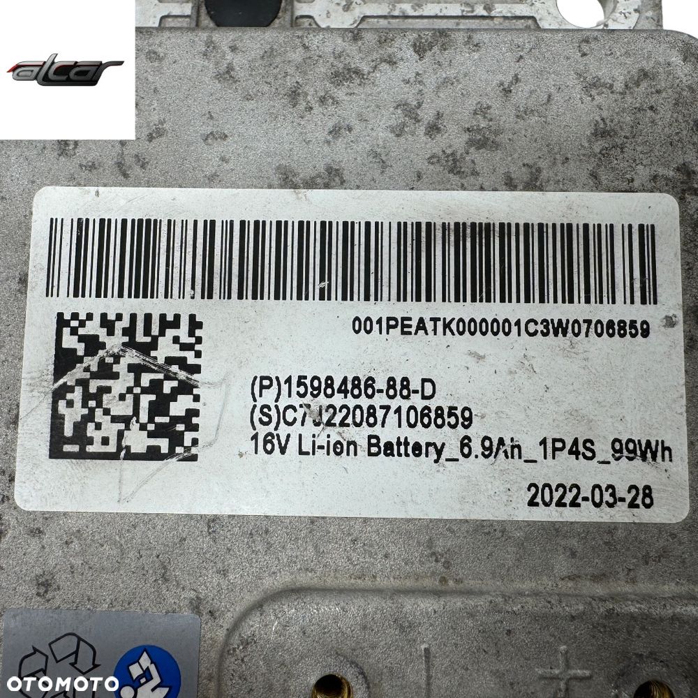 AKUMULATOR SAMOCHODOWY TESLA MODEL 3,Y 1598486-88-D - 4