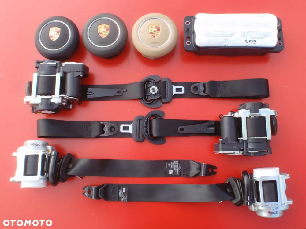 PORSCHE CARRERA 911 991 997 DESKA KONSOLA KOKPIT PULPIT PÓŁKA PARAPET PODUSZKI POWIETRZNE KIEROWCY PASAŻERA AIRBAG PASY PAS AIR BAG SRS KURTYNA KURTYNY FOTELA W FOTEL KREMOWA KREM  naprawa regeneracja Raz2 !!! - 15