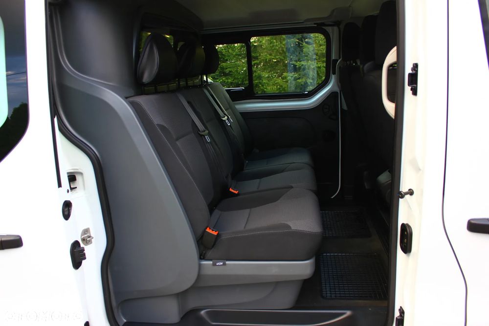 Renault TRAFIC 2.0 DCI 140KM 6 OSÓB BRYGADÓWKA LONG L2H1 FV23% - 36