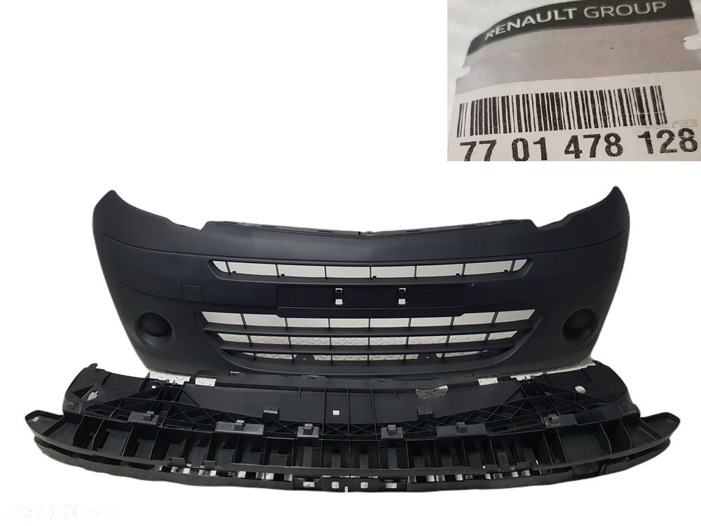 FABRYCZNIE NOWY ORYGINALNY ZDERZAK PRZEDNI PRZÓD RENAULT KANGOO II 2 08-13 7701478128 - 1