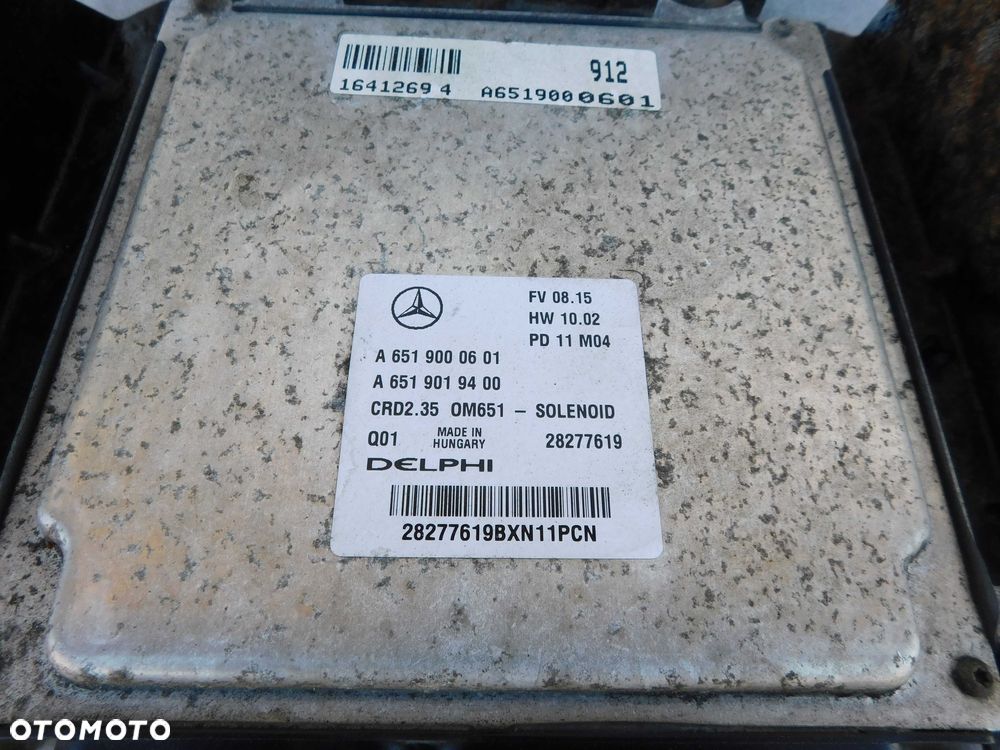 Sprinter 906 2.2 cdi 651 komputer stacyjka licznik klucze zestaw start - 5