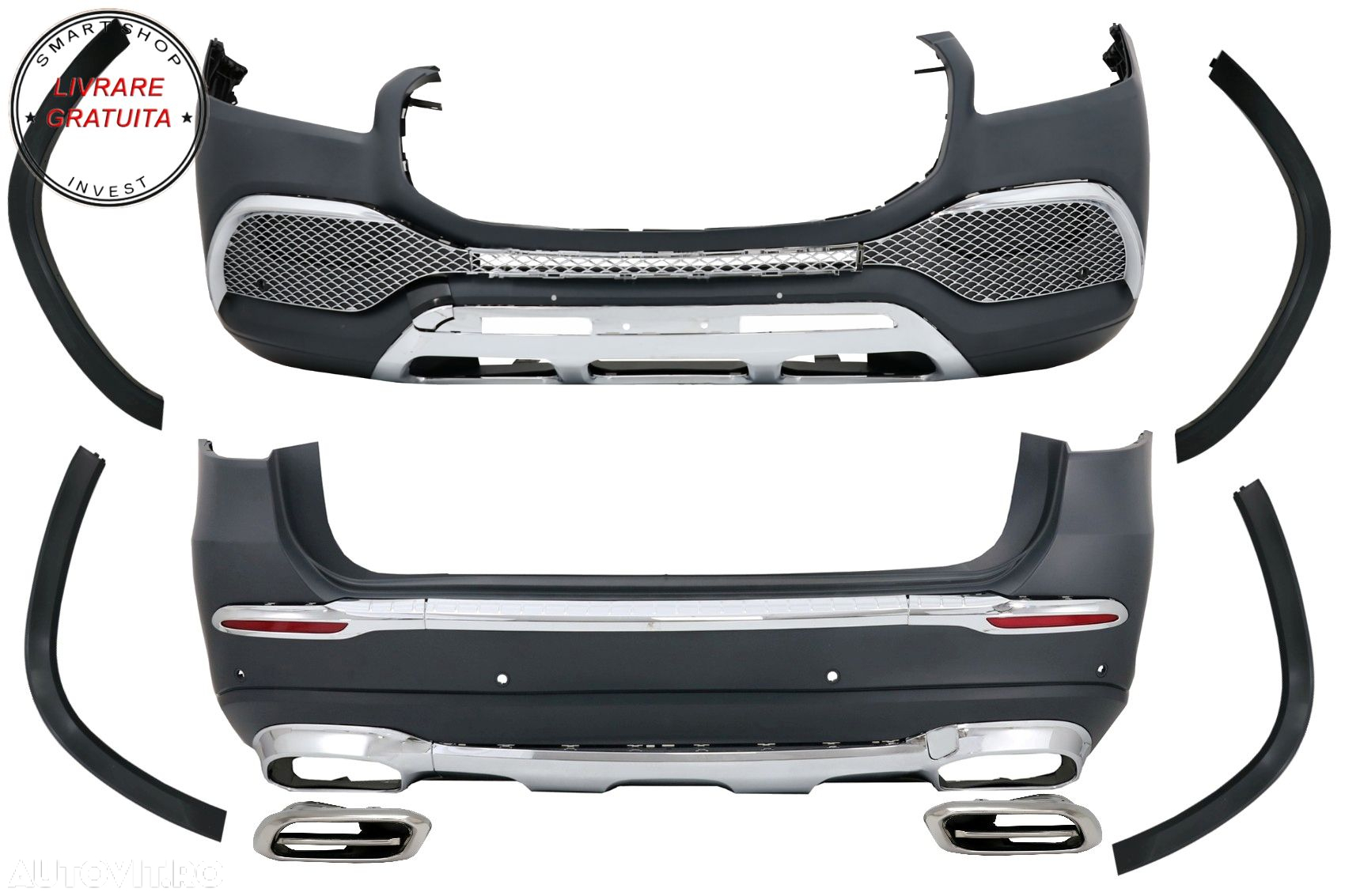 Pachet Exterior Complet Mercedes GLS SUV X167 (2019-2023) M-Design- livrare gratuita - 2