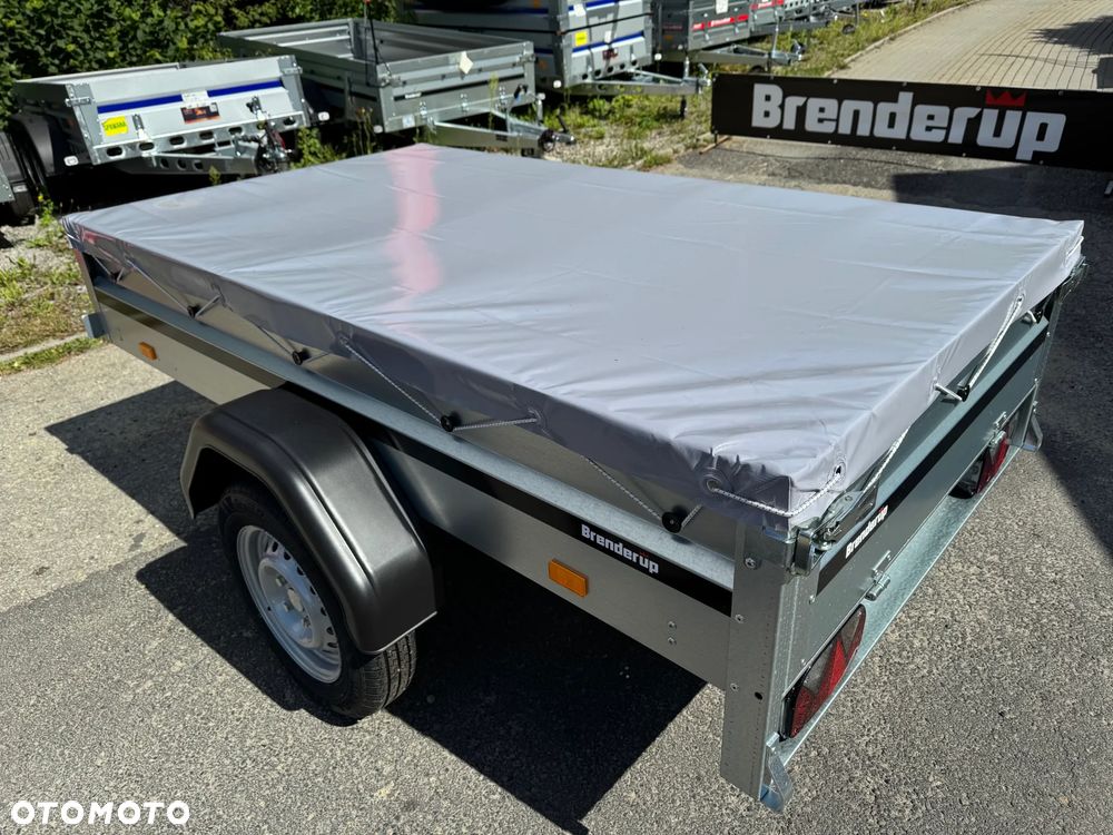 Brenderup 1203S 204x116x35 z plandeką płaską - 12