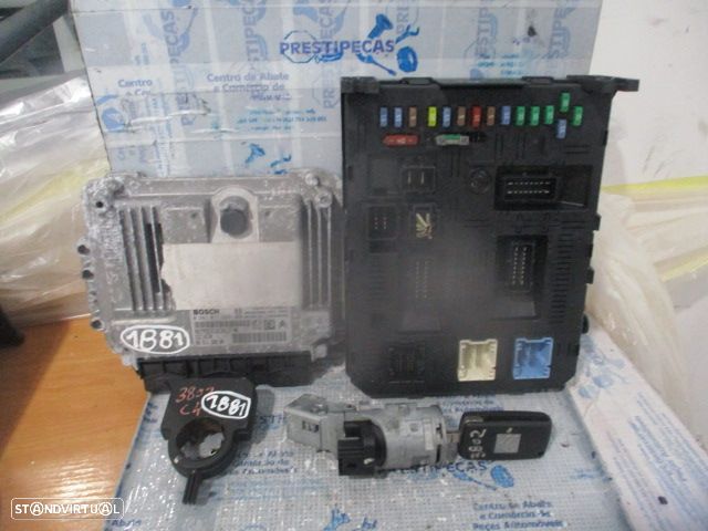 Centralina 0281011629 9651132880  281148373A   0265005486  9650236180  N0502073 CITROEN C4 2005 1.6HDI 110CV 3P CINZA BOSCH - 1