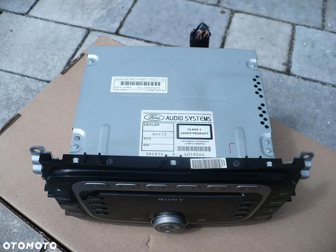 FORD RADIO 7S7T-18C939-CB SONY CDX-FS34XCB EU. - 6