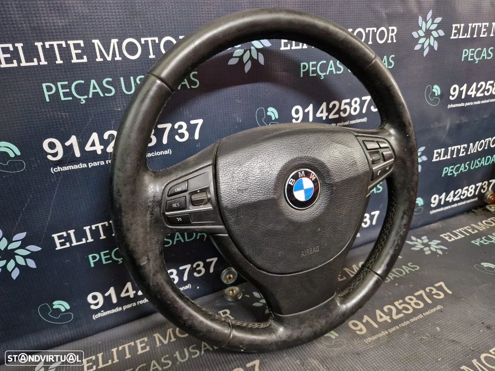 Volante usado pele com airbag BMW SERIE 5 F10 F11 - 2