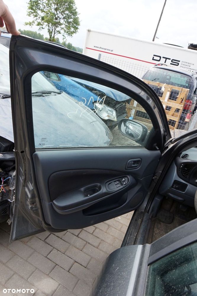 DRZWI PRZEDNIE LEWE ALMERA II N16 LIFT 5D HB KY5  SZARY NISSAN 2003-2006 - 8