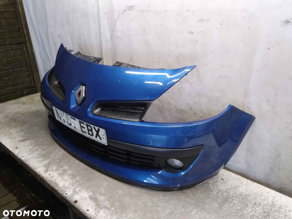 @ ZDERZAK PRZÓD PRZEDNI DO RENAULT CLIO III 3 KOD KOLOR NV432 NIEBIESKI - 3