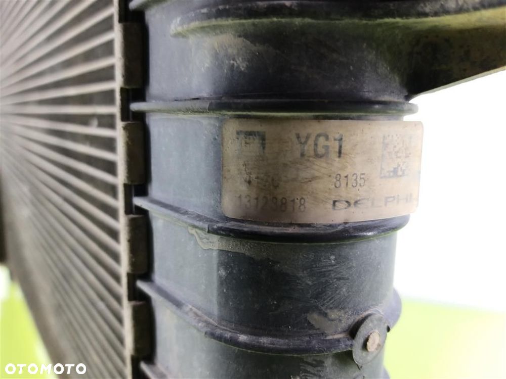 Chłodnica wody Opel Zafira II B 1.6 16V 105KM 2005-2011 DELPHI 13123818 - 3