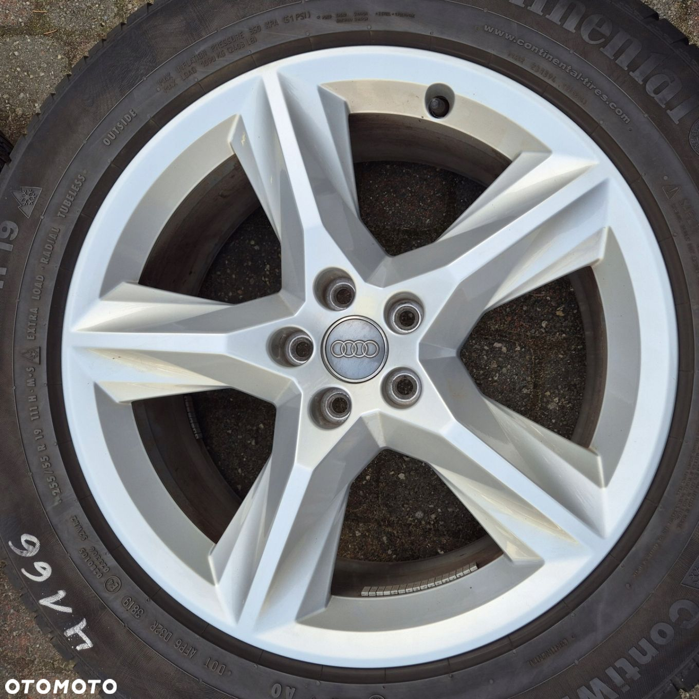 ZIMA KOŁA 19 AUDI Q7 Q8 ORYGIAŁ 255/55 R19 CONTINENTAL - 2