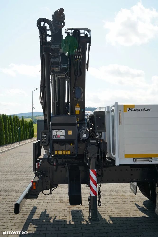 Mercedes-Benz ACTROS 2636 / 6x4 / CAROSERIE DE LIVRARE 7 M + HIAB HDS - EXTENSIE 12,6 M / PODEA REZISTENTĂ / RADIOCOMANDĂ / ROTATOARE / IMPORTAT - 19