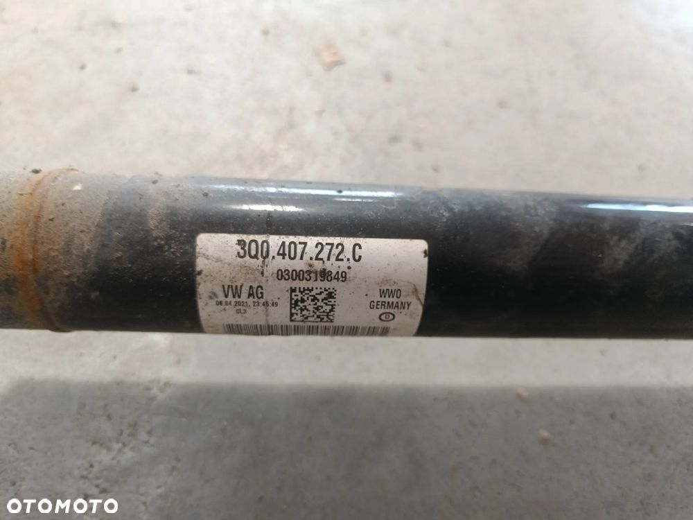 Półoś 2.0 TDI Prawa Długa Skoda Kodiaq Superb Octavia VW Tiguan Passat Seat Audi 3Q0407272C - 5