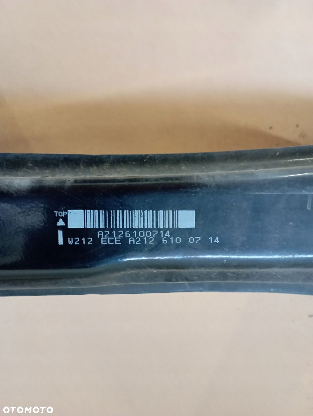 MERCEDES W212 BELKA ZDERZAKA TYŁ TYLNA WZMOCNIENIE A2126100714 - 3