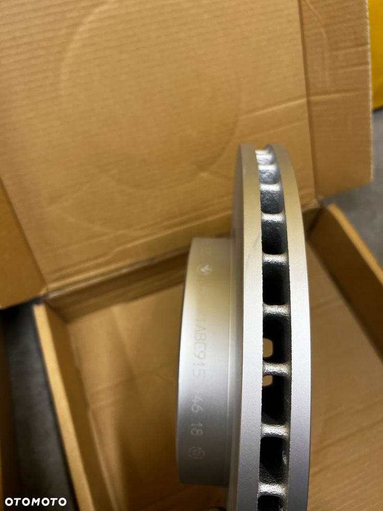 2 X TARCZA HAMULCOWA WENTYLOWANA PRZÓD 348MM BMW 5 F10 6 F06 F12 NOWA OEM - 4