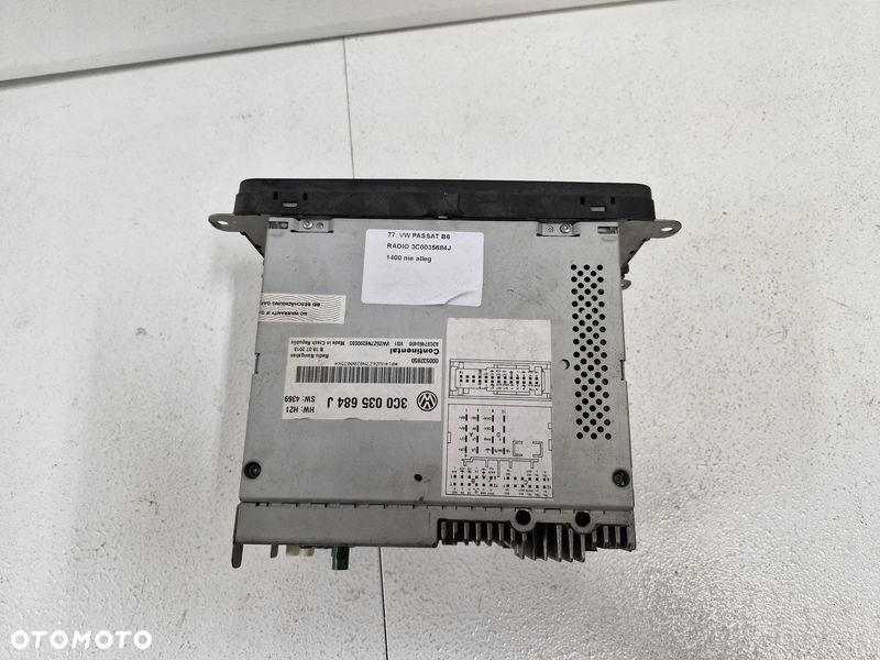 VOLKSWAGEN PASSAT B7 CC RADIO NAWIGACJA NAVI 3C0035684J - 4