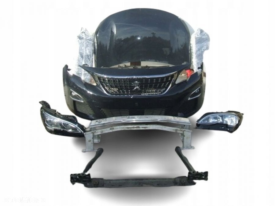 PEUGEOT 3008 II MASKA BŁOTNIK ZDERZAK PRZÓD CHŁODNICE WZMOCNIENIE PAS LAMPY - 1