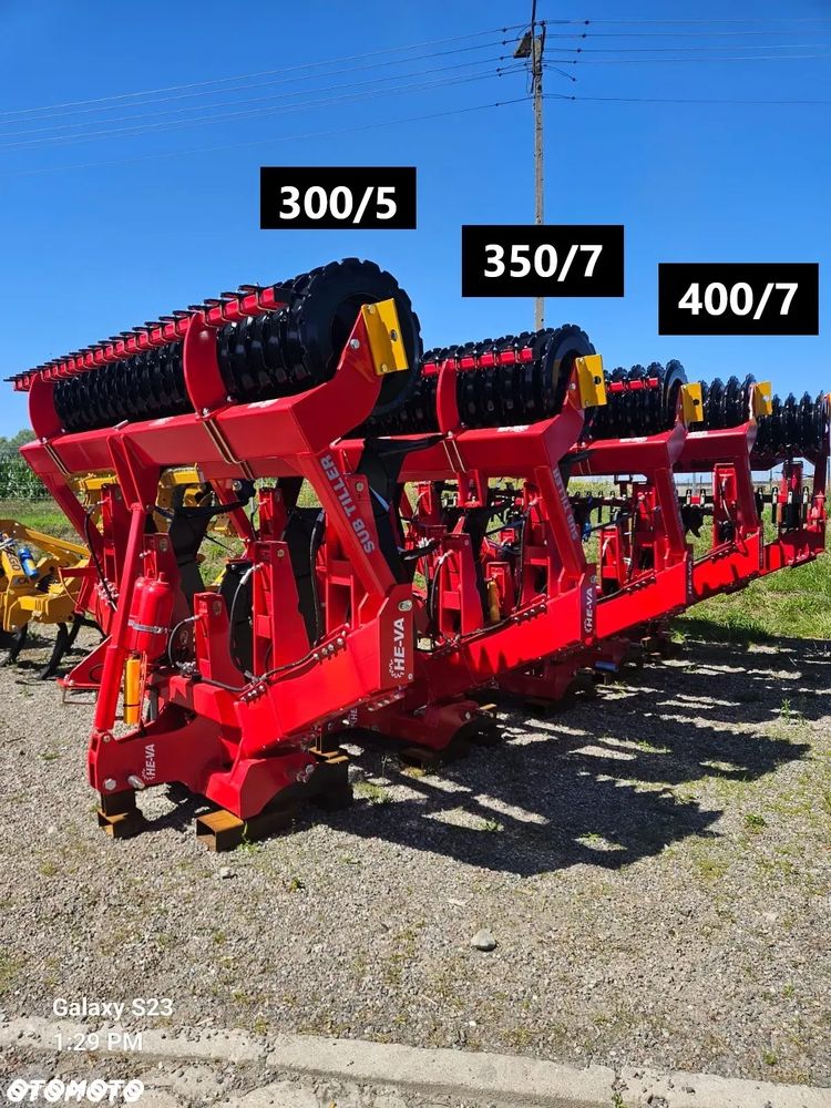 HE-VA SUB-TILLER 400/7 7 łap zębów - 10