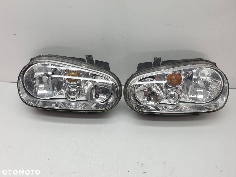 LAMPA PRZÓD LEWA PRAWA KOMPLET VW GOLF IV 1J1941015B 1J1941016B ORYGINAŁ - 1