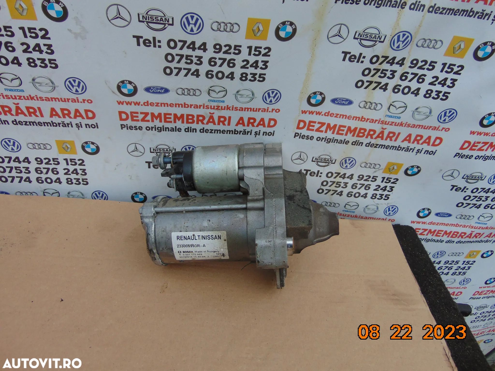 Electromotor dacia 1.0tce Logan Duster sandero mcv jogger Renault clio 5 Captur 2 1.0tce nissan juk - 1
