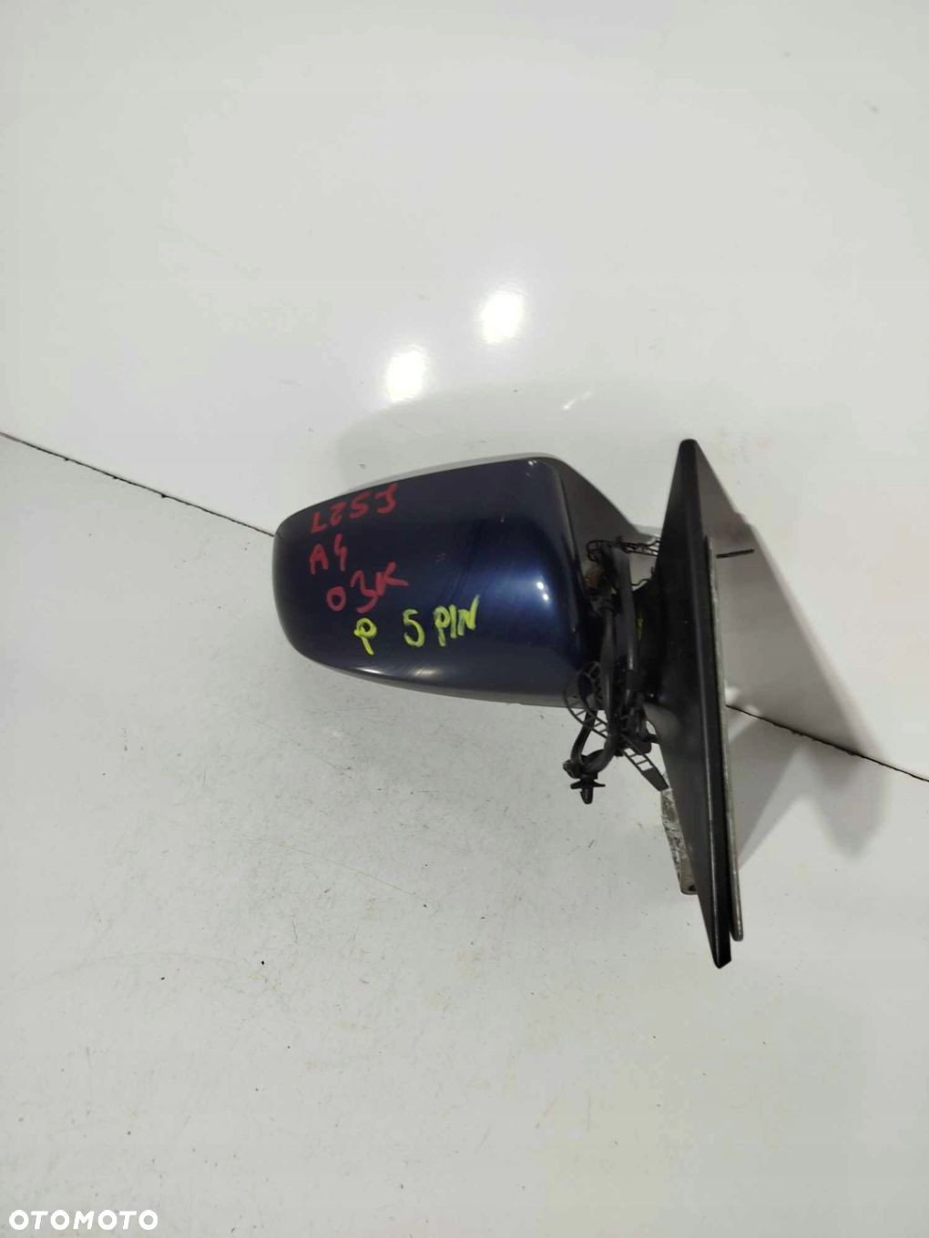 LUSTERKO PRAWE PRZEDNIE AUDI A4 B6 00-04 5 PIN LZ5J - 4